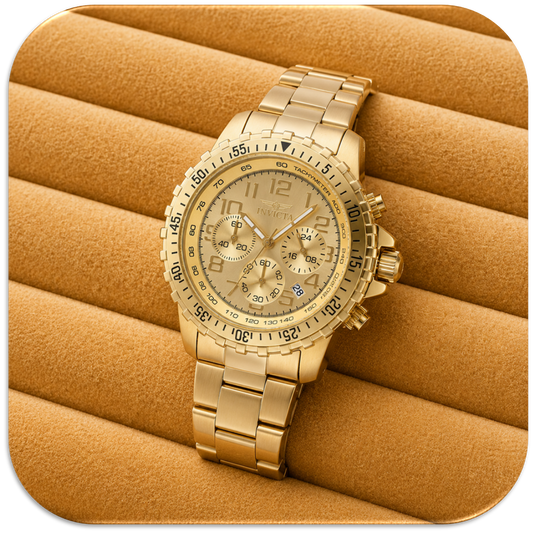 Invicta Specialty Vector Field Men's Watch 45mm. Quarzt. Gold. (LFA2611018)