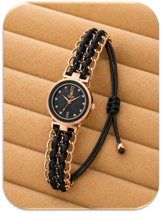 Montres Prestige Women's Watch, 25mm, Black. (LFA3635006)
