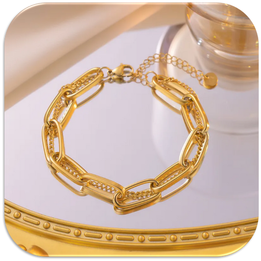 Women's Double-Layer Bracelet Gold (LFA1211002)