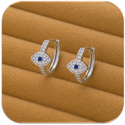 Women’s Silver Earrings Featuring a Mysterious Eye Design. (LFA1422017)