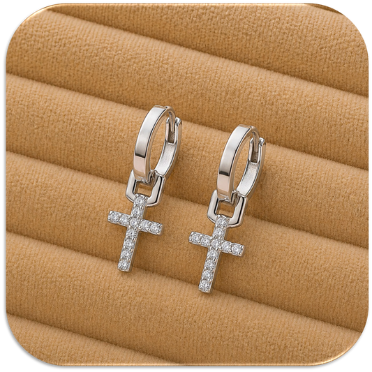 Women’s Cross Earrings. (LFA1422012)